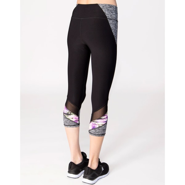 RBX Women's Striated Mesh Capri