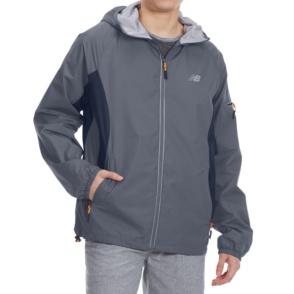 NEW BALANCE Men's Peached Dobby Hooded Jacket