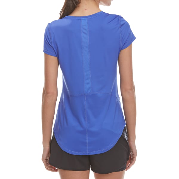 LAYER 8 Women's Poly V-Neck Short-Sleeve Tee