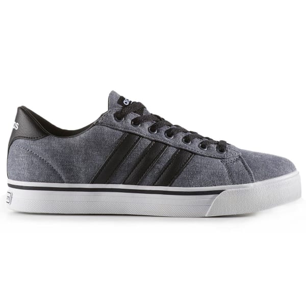 ADIDAS Men's Cloudfoam Super Daily Canvas Skate Shoes, Black/White