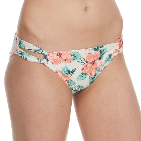 HOT WATER Junior's On The Harbor Tropical Tunnel Side Bikini Bottom