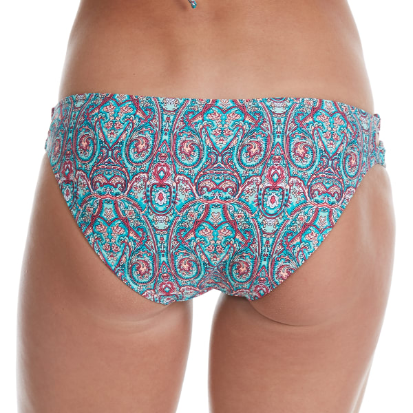 95 DEGREES Juniors' Bellisima Paisley Hipster Bikini Bottoms