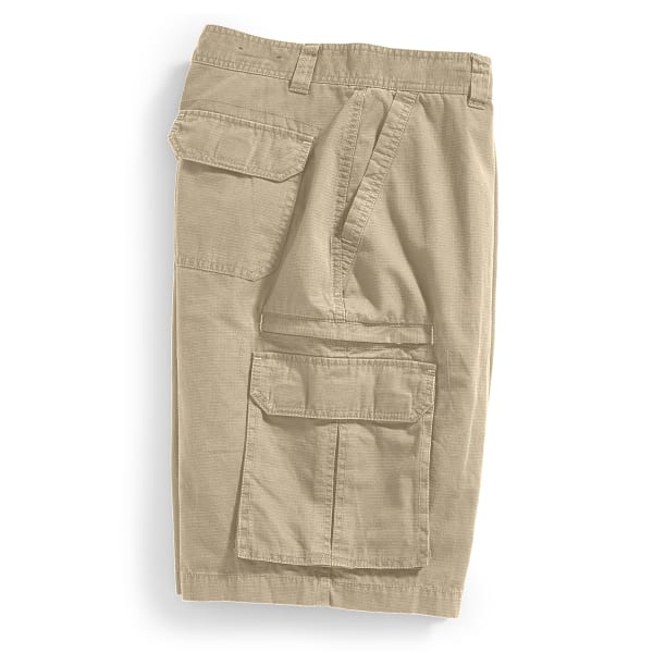 RUGGED TRAILS Men's Ripstop Cargo Shorts