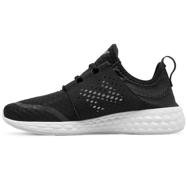 NEW BALANCE Women's Fresh Foam Cruz Running Shoes, Black/White