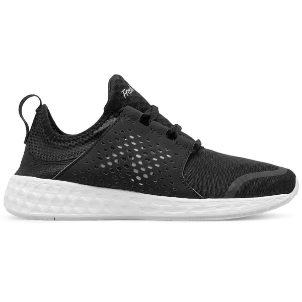 NEW BALANCE Women's Fresh Foam Cruz Running Shoes, Black/White