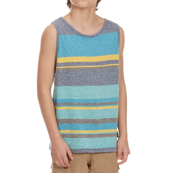 OCEAN CURRENT Boys' Latter Snow Heather Striped Tank Top