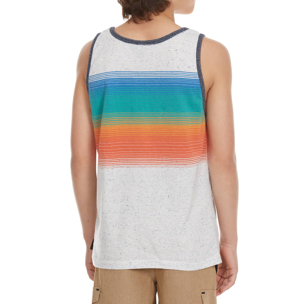 OCEAN CURRENT Boys' Districk Snow Nap Heather Chest Stripe Tank Top