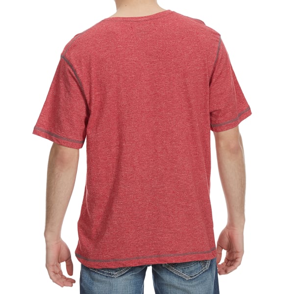 DISTORTION Guys' Mock Twist V-Neck Short-Sleeve Tee