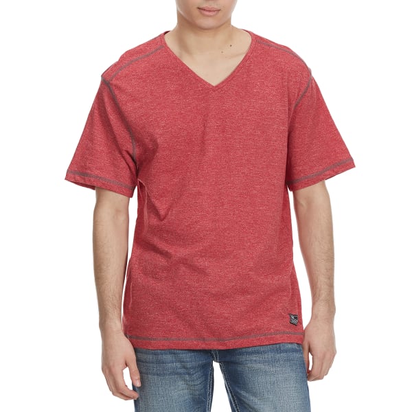 DISTORTION Guys' Mock Twist V-Neck Short-Sleeve Tee