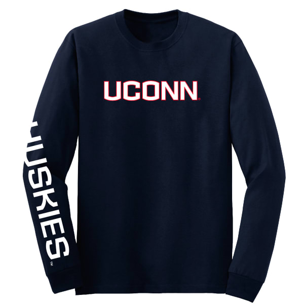 UCONN Men's 3 Hit Long-Sleeve Tee