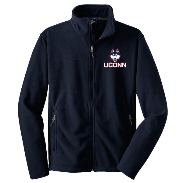 UCONN Men's Logo Fleece Full-Zip Jacket