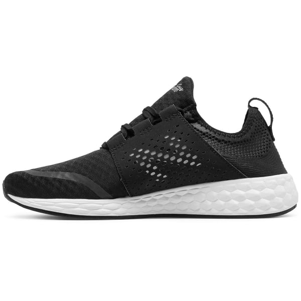 NEW BALANCE Men's Fresh Foam Cruz V1 Running Shoes, Black/White