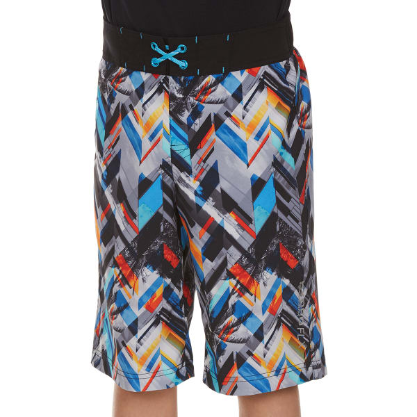 FREE COUNTRY Boys' Drop Off Four Way Stretch Board Shorts