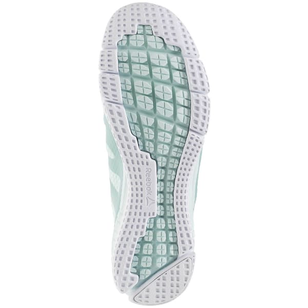 REEBOK Women's ZPrint Her Running Shoes, Mist/Seaside Grey/White