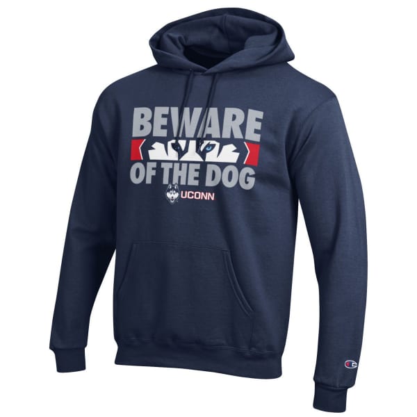 CHAMPION Men's UConn Beware of Dog Pullover Hoodie