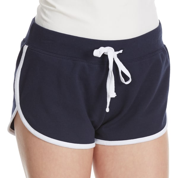 AMBIANCE Juniors' Contrasted Active Shorts