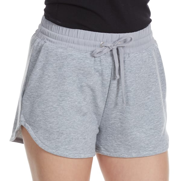 AMBIANCE Juniors' High-Waist Knit Shorts