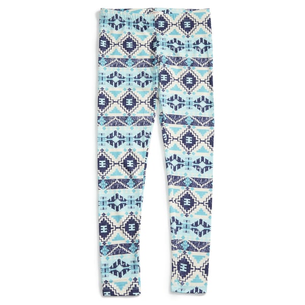 POOF Juniors' Aztec Print Peached Leggings