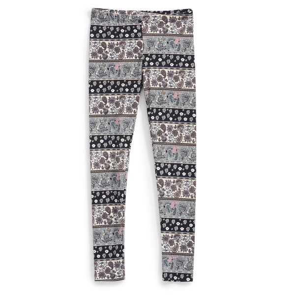 POOF Juniors' Paisley Print Peached Leggings