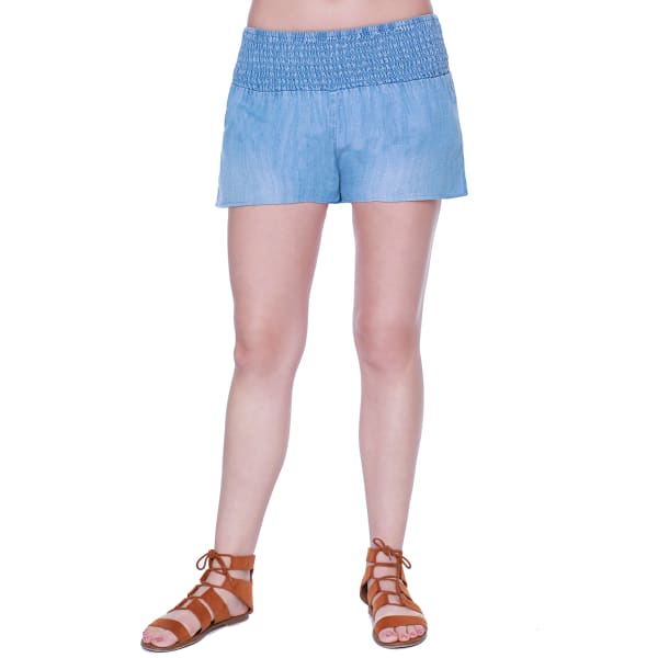 TAYLOR & SAGE Juniors' Chambray Soft Shorts