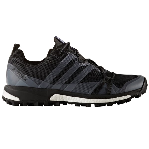 ADIDAS Women's Terrex Agravic Trail Running Shoes, Utility Black/Black/Trace Grey