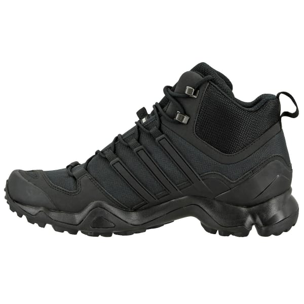 ADIDAS Men's Terrex Swift R Mid Hiking Boots, Black/Black/Dark Grey