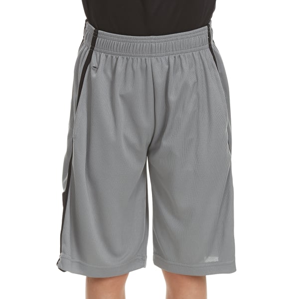 RBX Boys' "Refuse to Lose" Poly Jersey Mesh Solid Shorts