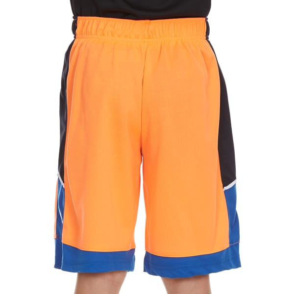 RBX Boys' "Rule The Yard" Blocked Poly Jersey Mesh Shorts