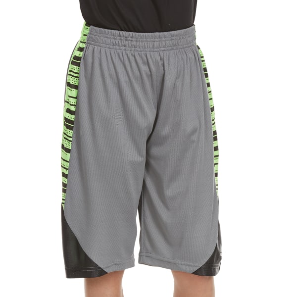 RBX Boys' €œUnleashed€&#x9d; Mesh Poly Jersey Side-Blocked Shorts