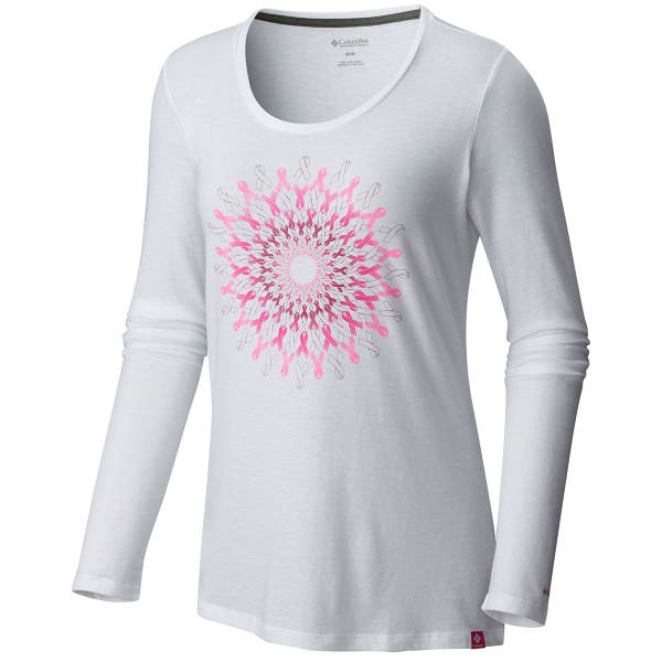 COLUMBIA Women's Tested Tough In Pink Medallion Long-Sleeve Tee