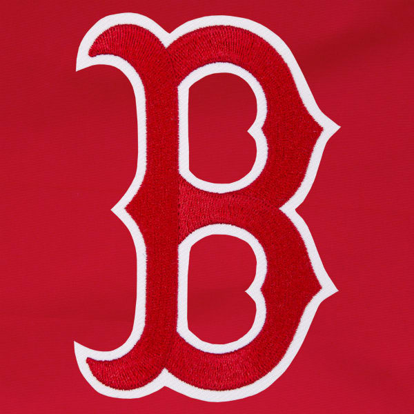 JH DESIGN Men's MLB Boston Red Sox Reversible Fleece Hooded Jacket