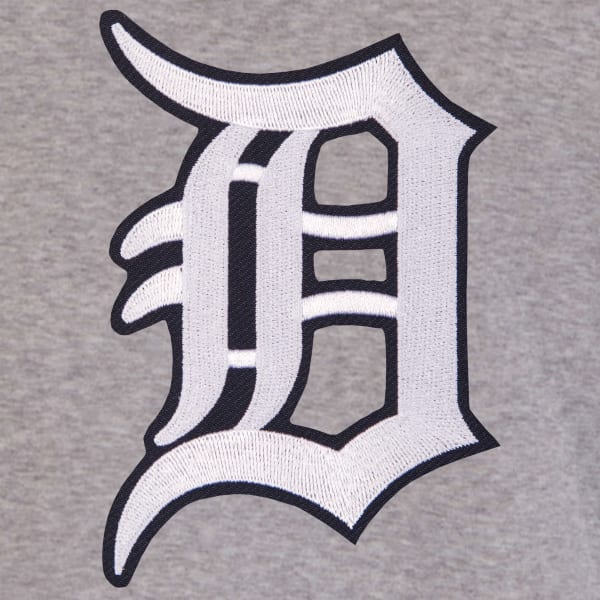 JH DESIGN Men's MLB Detroit Tigers Reversible Fleece Hooded Jacket