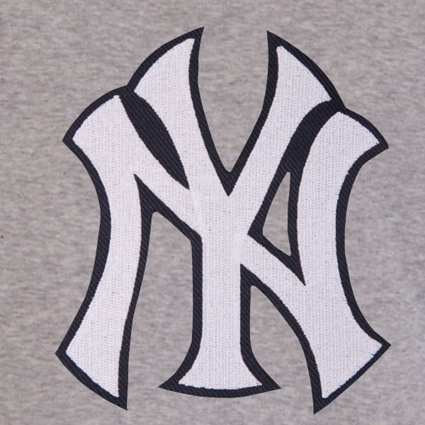 JH DESIGN Men's MLB New York Yankees Reversible Fleece Hooded Jacket