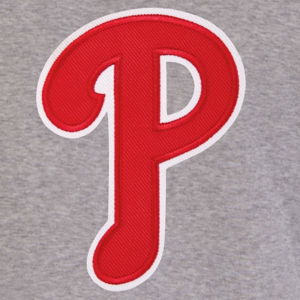 JH DESIGN Men's MLB Philadelphia Phillies Reversible Fleece Hooded Jacket