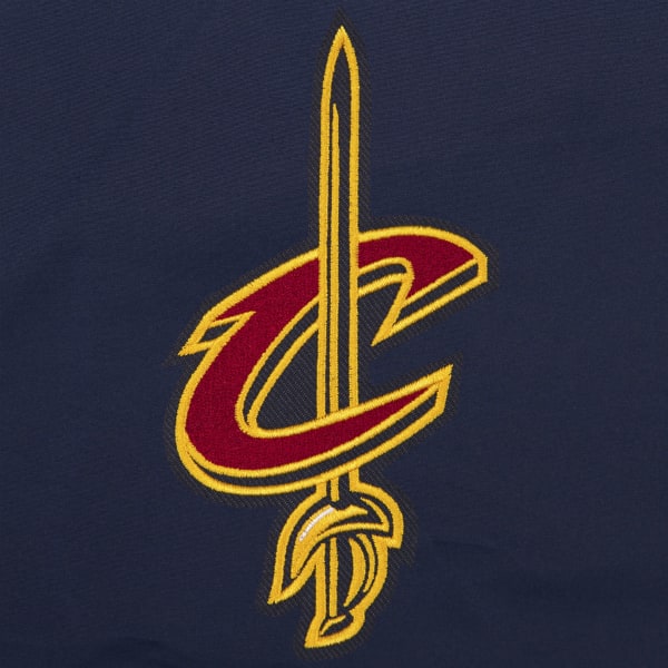 JH DESIGN Men's NBA Cleveland Cavaliers Reversible Fleece Hooded Jacket