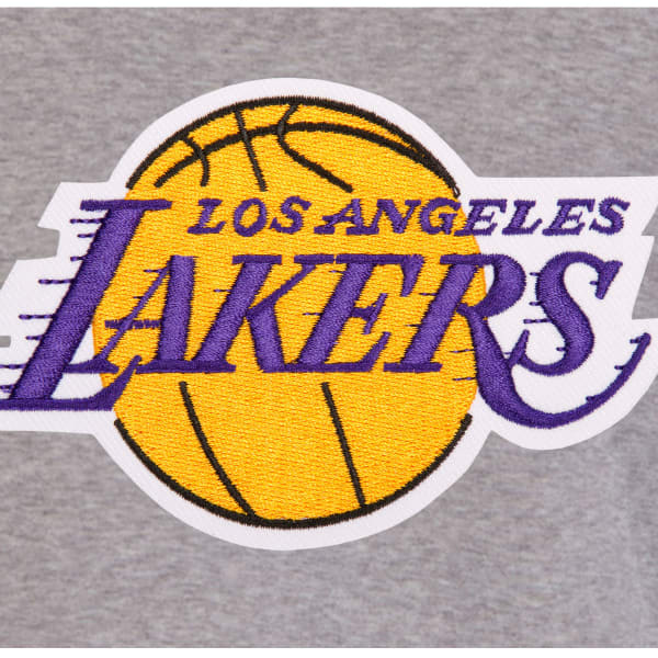 JH DESIGN Men's NBA Los Angeles Lakers Reversible Fleece Hooded Jacket