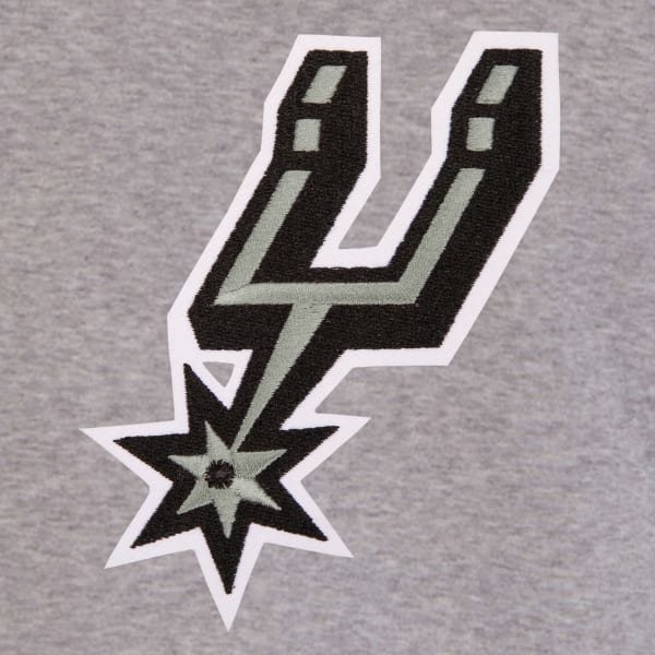 JH DESIGN Men's NBA San Antonio Spurs Reversible Fleece Hooded Jacket