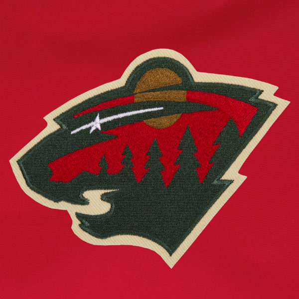 JH DESIGN Men's NHL Minnesota Wild Reversible Fleece Hooded Jacket