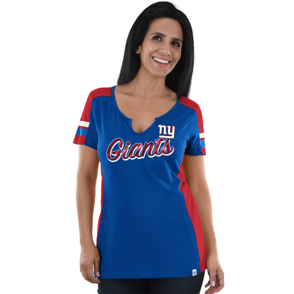 NEW YORK GIANTS Women's Pride Playing V-Neck Short-Sleeve Tee - Bob's Stores