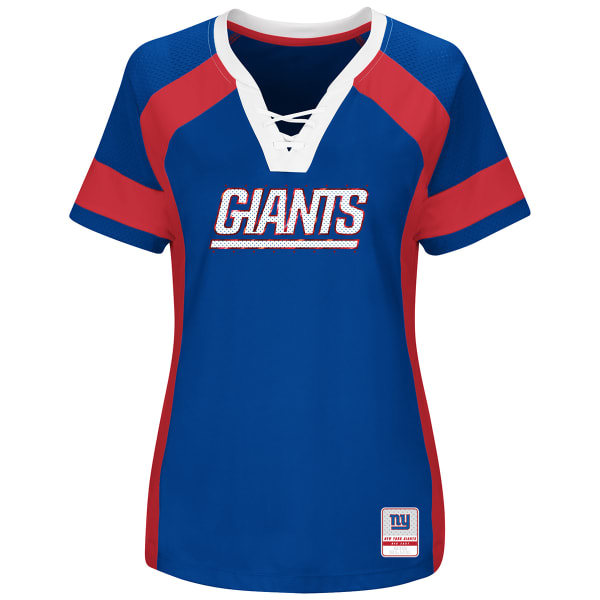 NEW YORK GIANTS Women's Draft Me Jersey Short-Sleeve Top