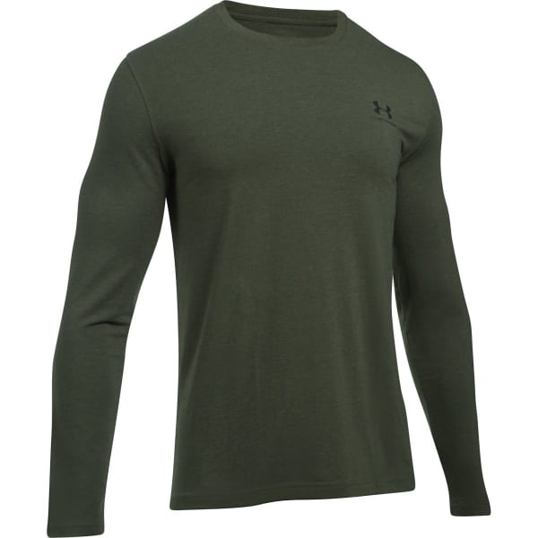 UNDER ARMOUR Men's Chest Logo Long-Sleeve Tee