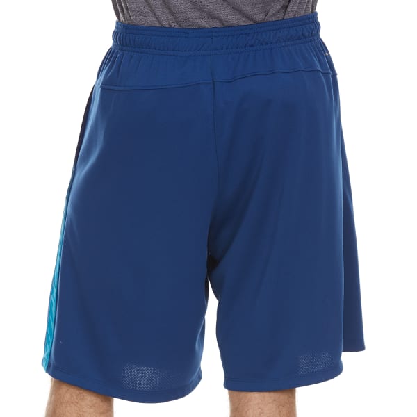 LAYER 8 Men's Mesh Training Shorts with Ombre Panel