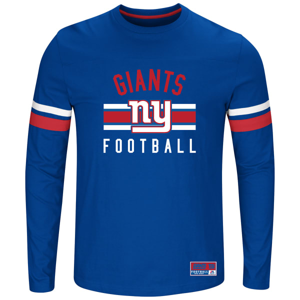 NEW YORK GIANTS Men's Power Hit Long-Sleeve Tee