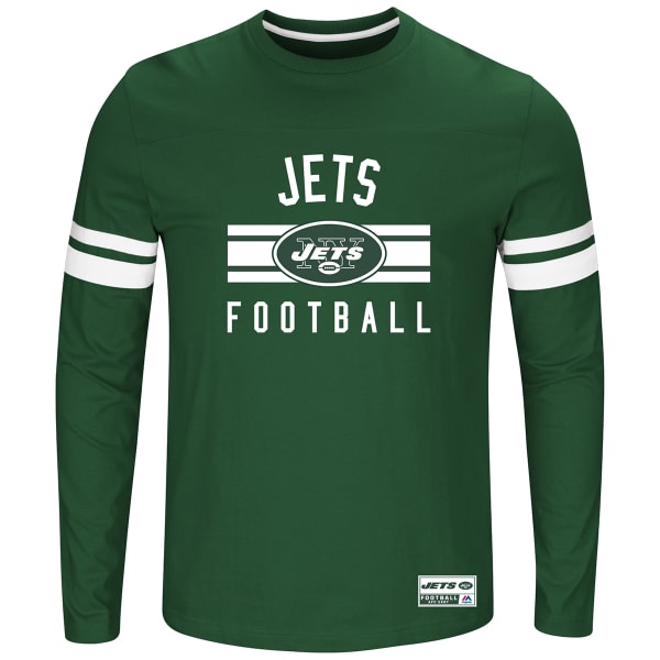 NEW YORK JETS Men's Power Hit Long-Sleeve Tee