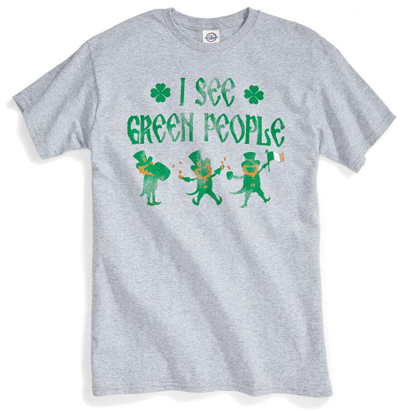 TEE LUV Guys' I See Green People Short-Sleeve Tee