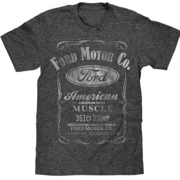 TEE LUV Guys' Ford Motor Co. American Made Muscle Short-Sleeve Tee