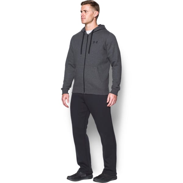 ua rival fleece fitted full zip