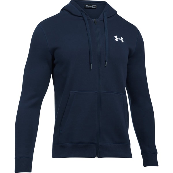 UNDER ARMOUR Men's UA Rival Fleece Fitted Full-Zip Hoodie