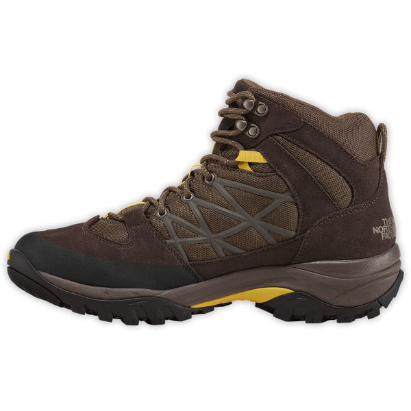 THE NORTH FACE Men's Storm Mid Waterproof Hiking Boots, Coffee Brown/Antique Moss