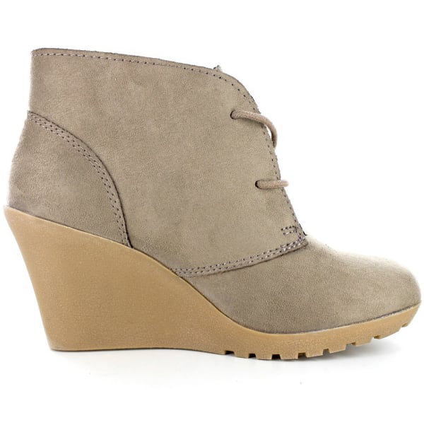 WHITE MOUNTAIN Women's Irma Lace-Up Wedge Booties